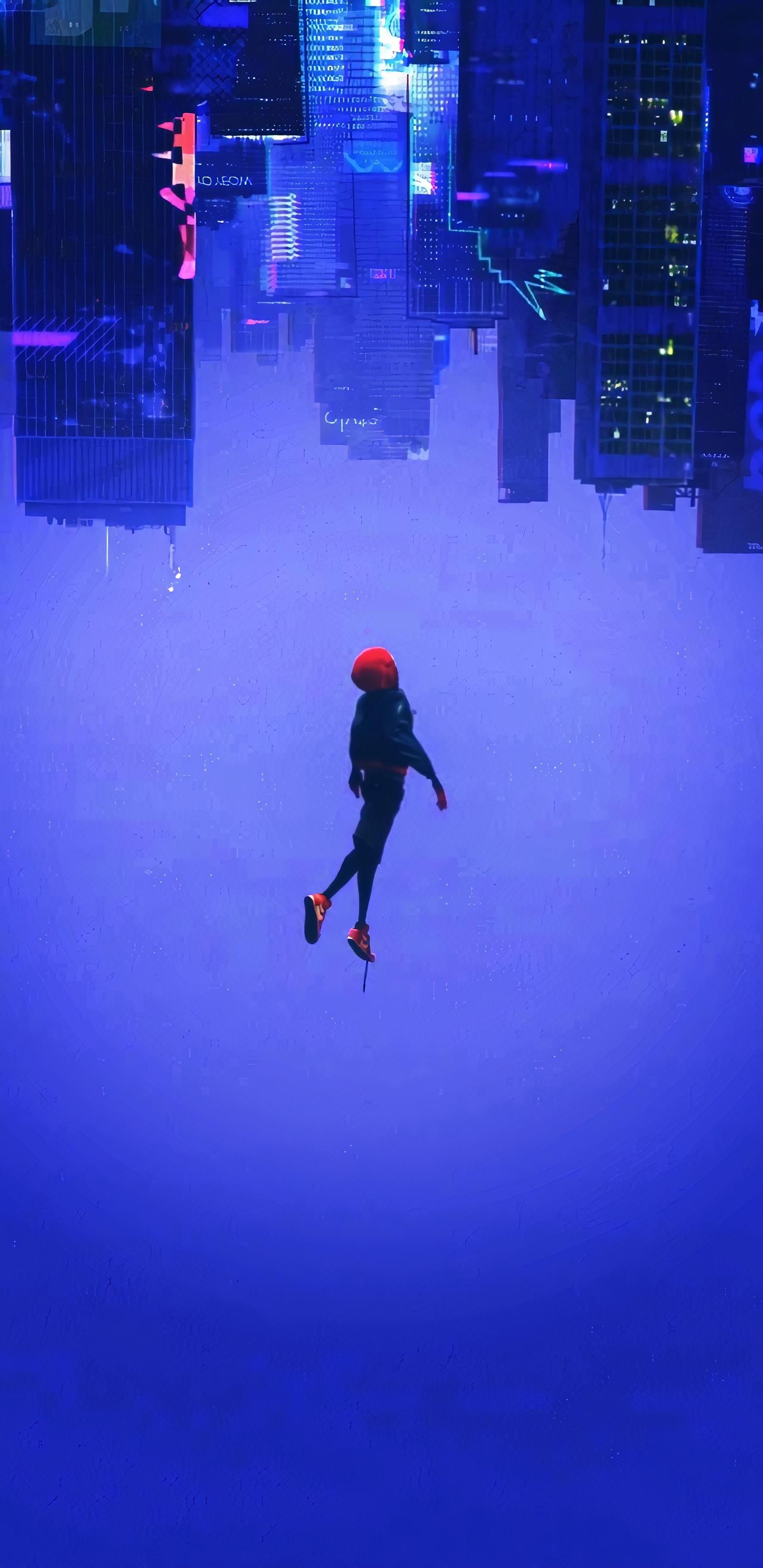 Featured image of post Cool Miles Morales Wallpaper Falling