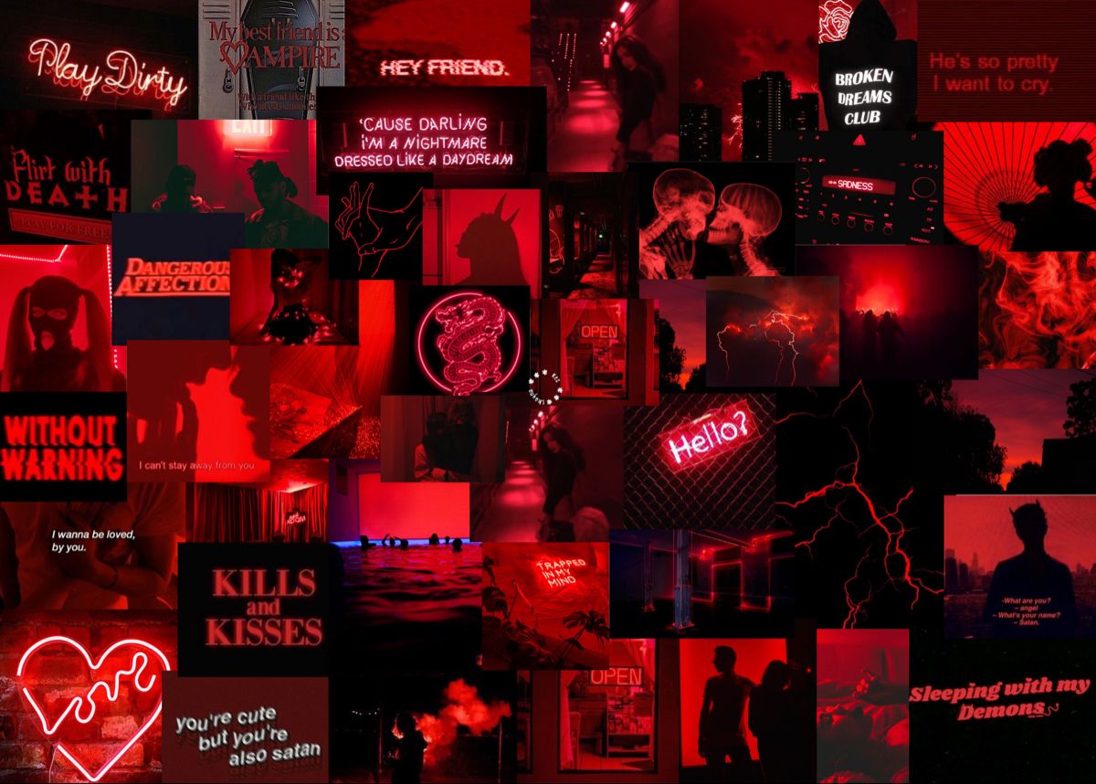 Featured image of post Dark Red Aesthetic Desktop Wallpaper