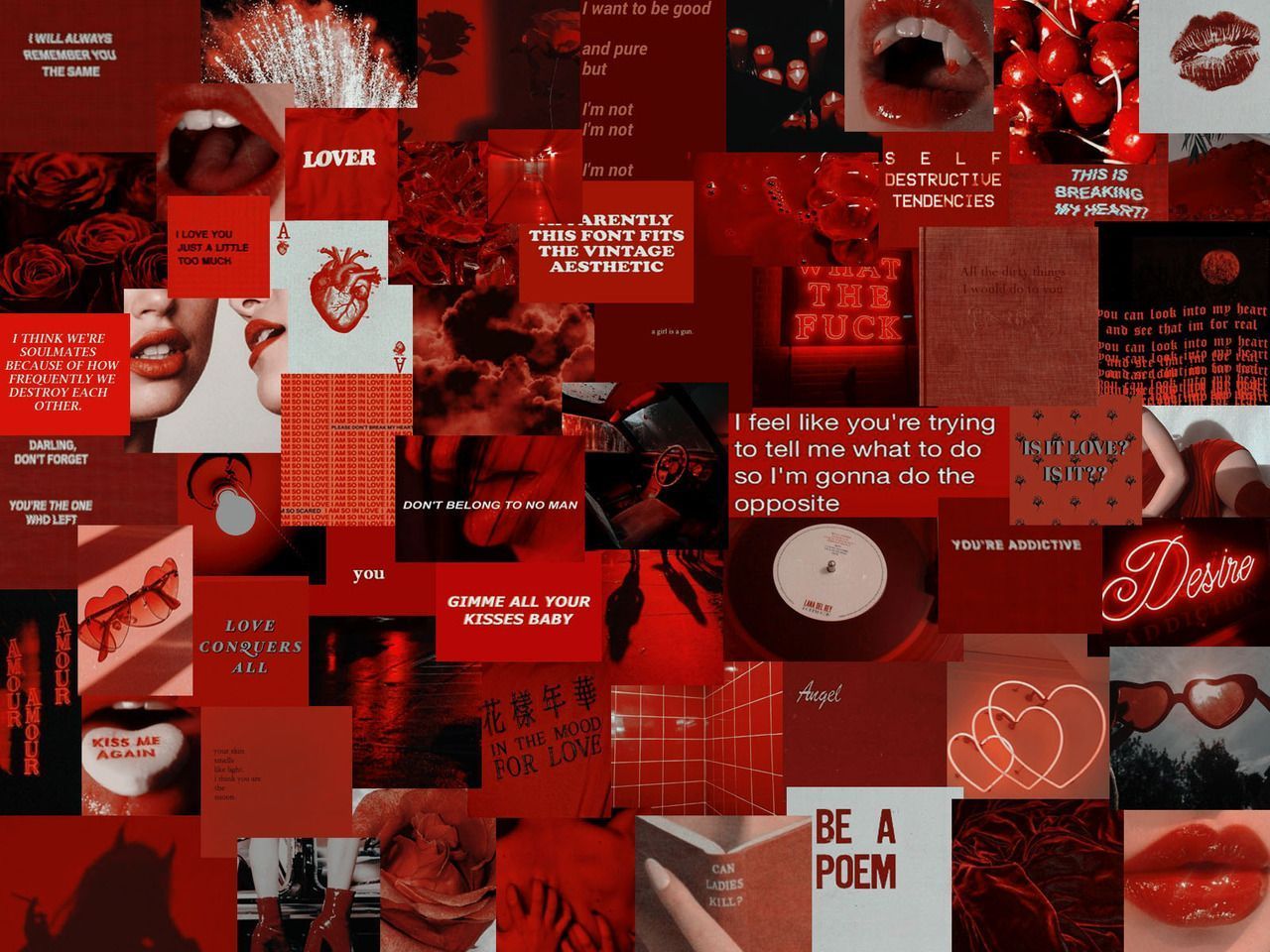 Featured image of post Laptop Aesthetic Desktop Wallpaper Red