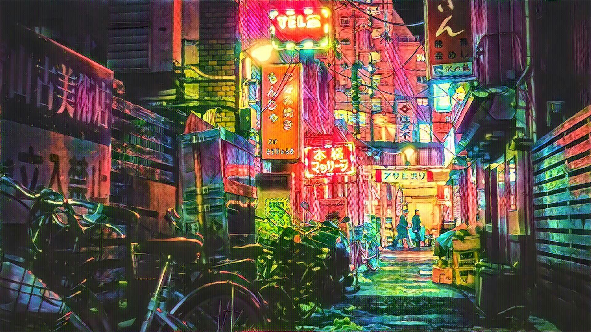 Featured image of post Neon Tokyo Aesthetic Wallpaper Hd