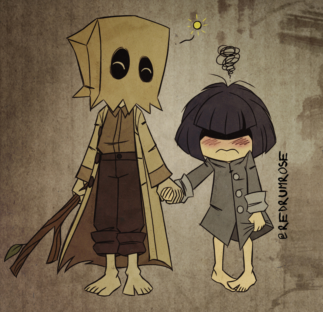 Featured image of post Tumblr Little Nightmares 2 Mono And Six Fanart